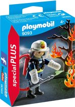 PLAYMOBIL Brandweerman met brandende boom  - 9093