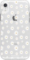 iPhone XR hoesje TPU Soft Case - Back Cover - Madeliefjes