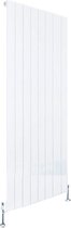 Design radiator verticaal staal glanzend wit 140x58,8cm 1206 watt - Eastbrook Addington type 10
