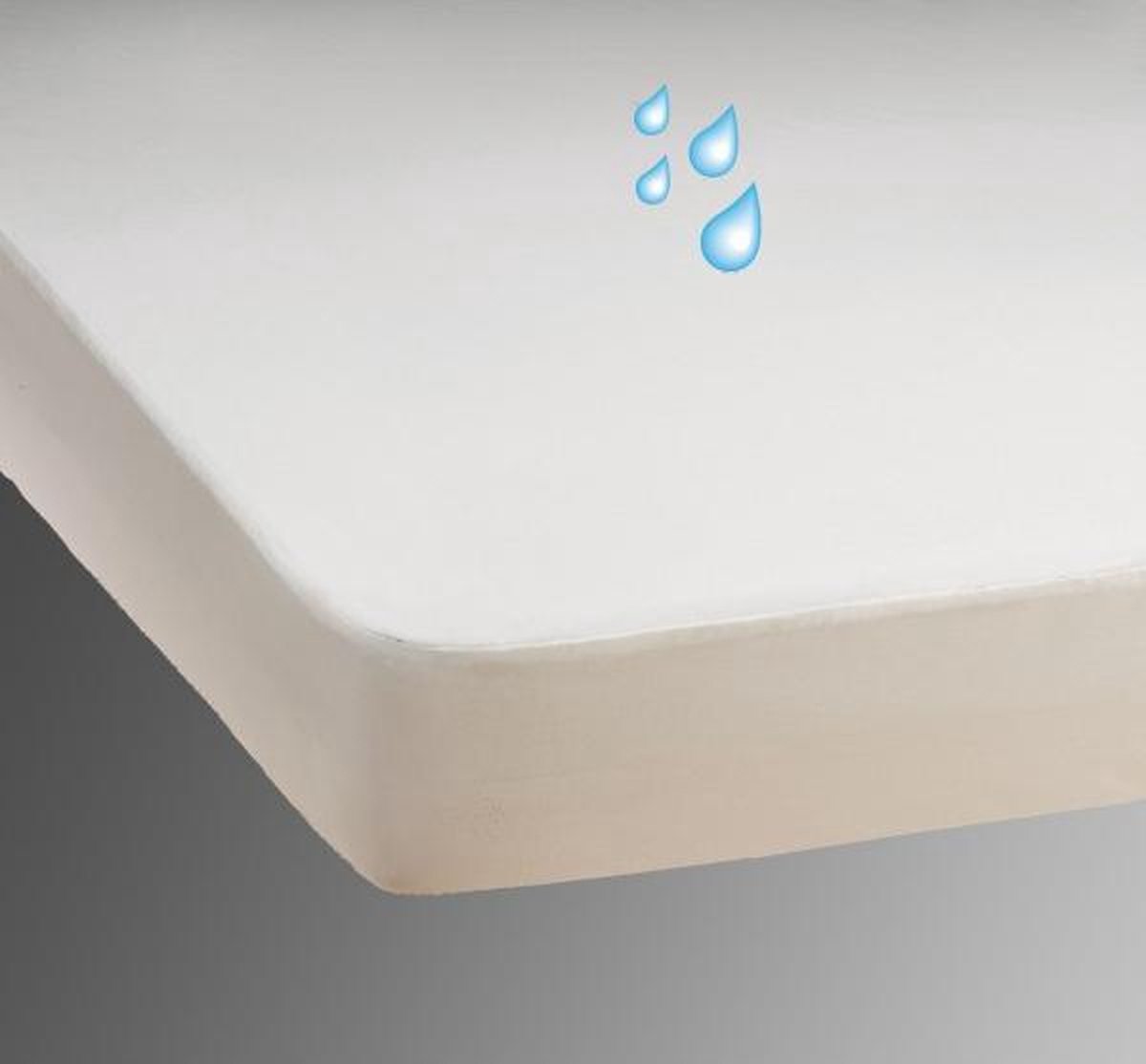 24-Bedding Duopak 2 stuks !! - Waterdicht molton hoeslaken - Incontinentie hoeslaken 70x200 cm Wit