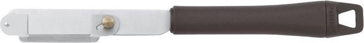 Paderno - Dunschiller - Aspergeschiller - 24 cm - rvs - zilver/zwart