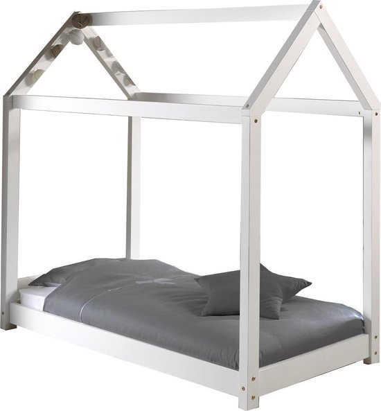 Kleuterbed Dreamhouse Wit - Hoogte 131 cm