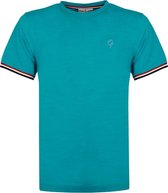Heren T-shirt Katwijk - Aqua Blauw