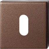 GPF1102.A2.0901 Bronze blend sleutelrozet vierkant 50x50x8mm