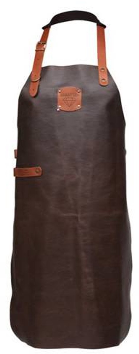 Barbeque schort - leer - chocolat