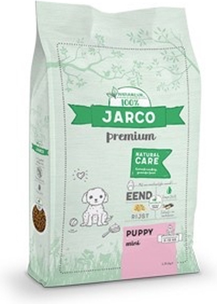 Jarco Jarco Dog Natural Mini Puppy - Hondenvoer - Eend 1.75 kg 2-10kg Mini