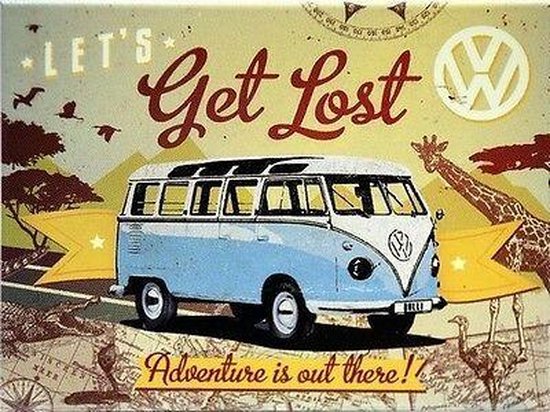 VW Bulli Let's Get Lost (mok 71) - RockArt