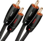 Audioquest Tower 2x RCA naar 2x RCA Kabel - Audio Kabel - 0,6m