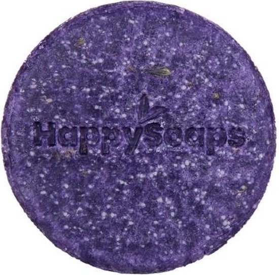 HappySoaps Purple Rain Shampoo Bar 70gr - Zilvershampoo vrouwen - Voor Beschadigd haar/Normaal haar/Verzwakt en breekbaar haar - 70gr