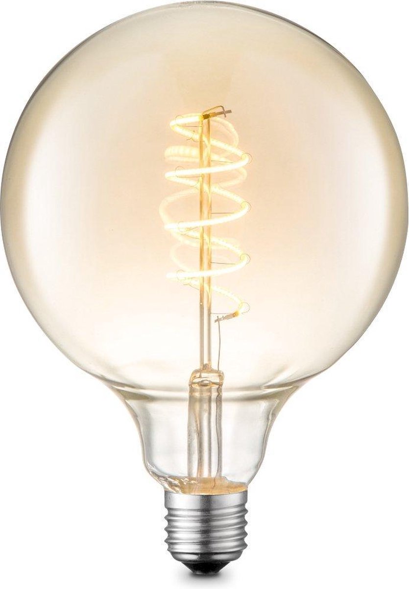 Lucide G95 - Ampoule filament - Ø 9.5 cm - LED Dim. - E27 - 1x5W 2200K -  Ambre
