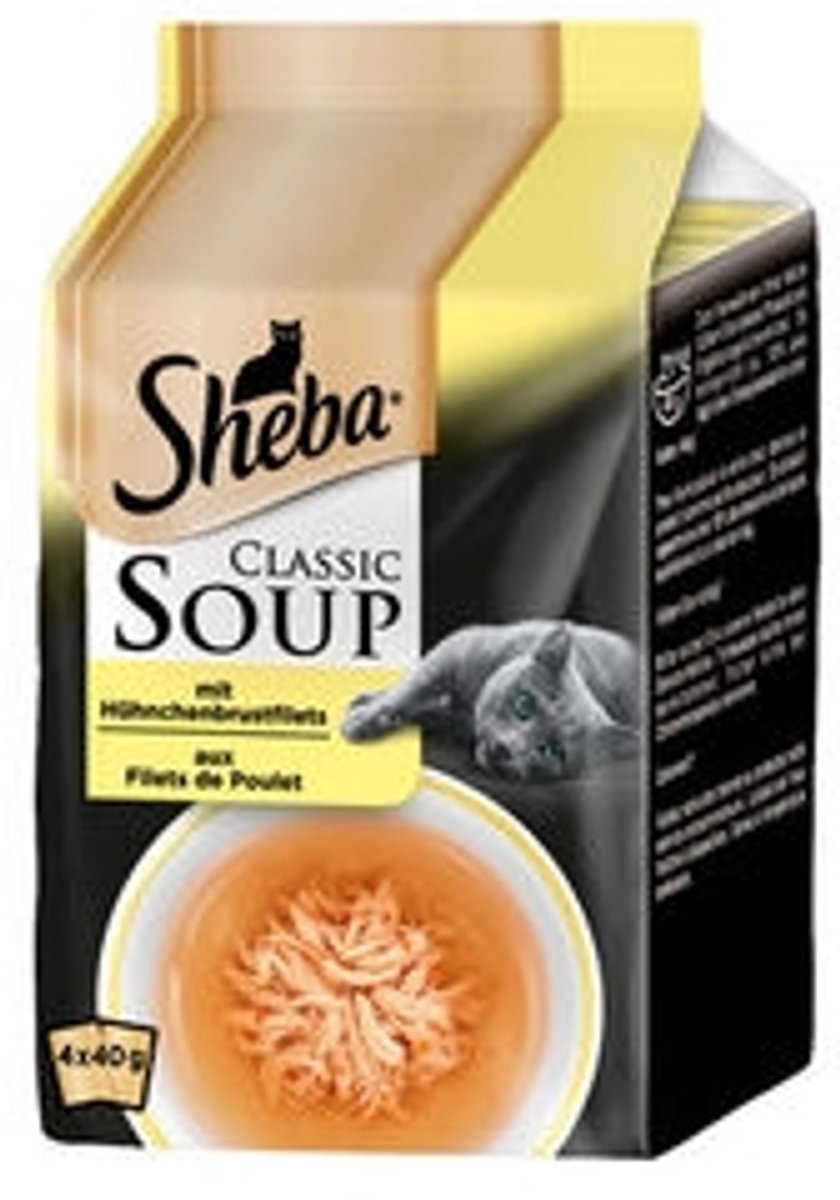 Sheba Classic Soup Kipfilet - Multipack - 4 stuks