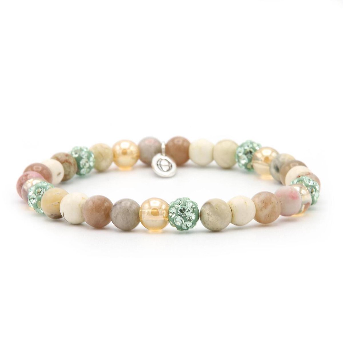 Karma Spiral Dames Armband Metaal - Meerkleurig