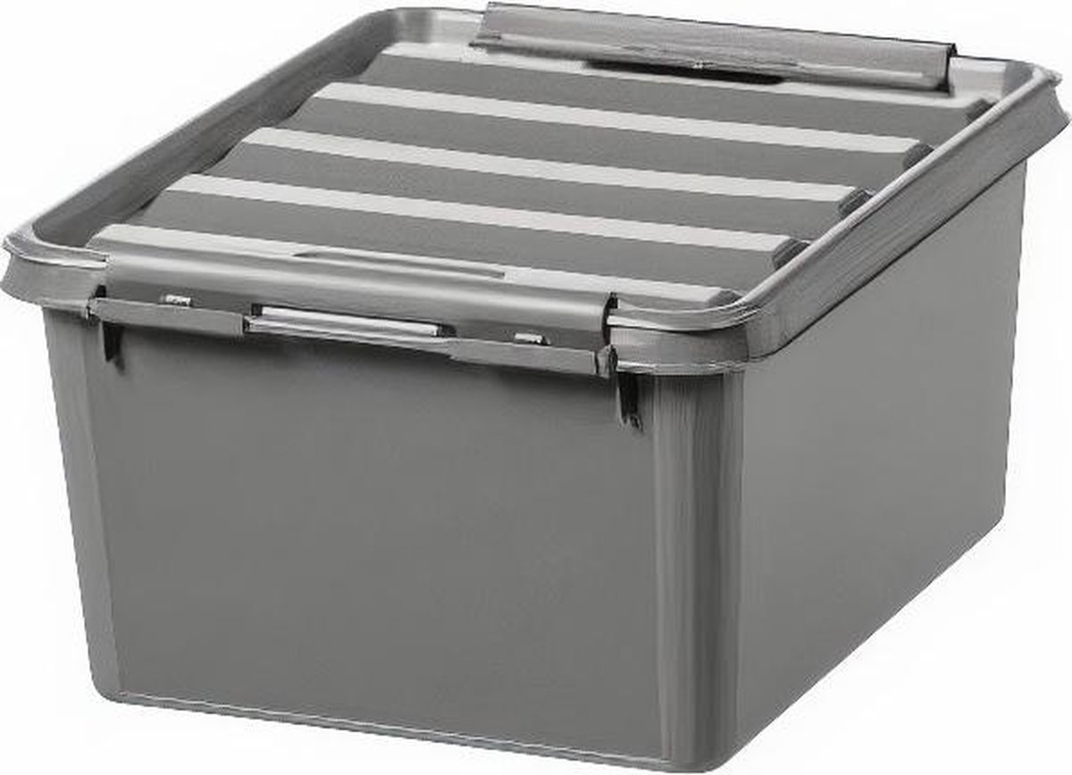 Smartstore Opbergbox Recycled 14 Liter Polypropyleen Taupe