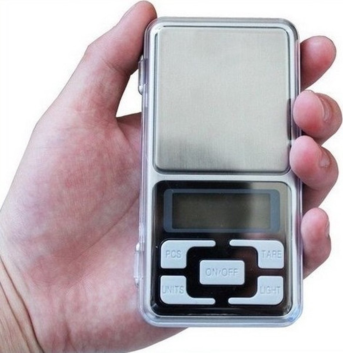 Mini Precisie Weegschaal - Van 0,01 tot 200 gram - Zilver - Merkloos