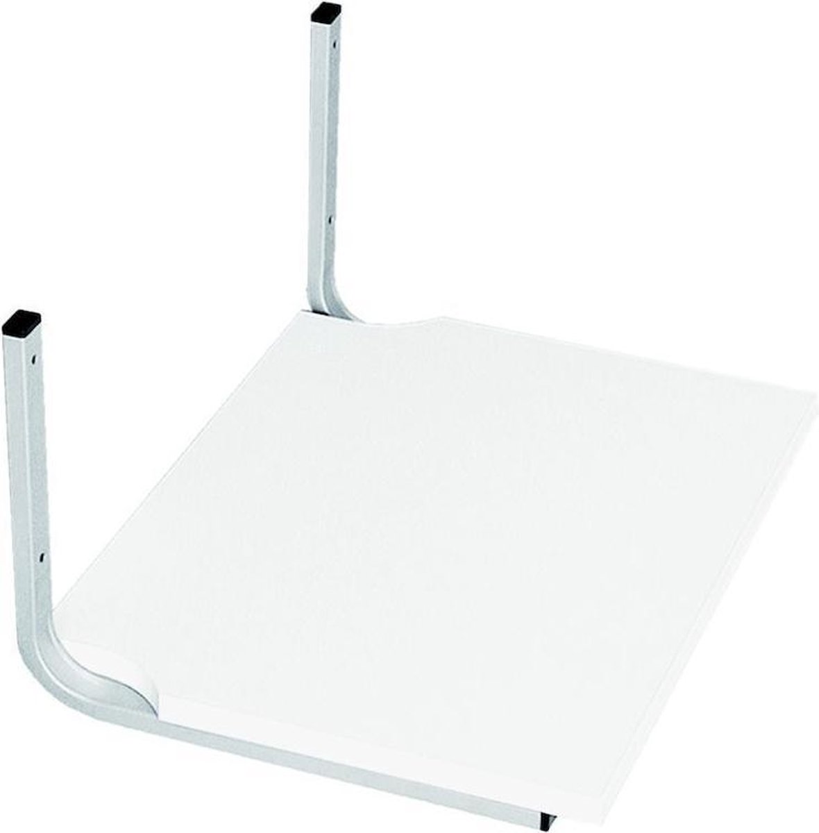 Magnetron wandbevestiging wit/alu-look