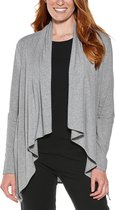 Coolibar - UV Sun Wrap Vest voor dames - Marietas - Grijs - maat M