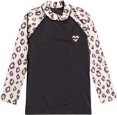 Billabong - UV Zwemshirt voor meisjes - Longsleeve - Billie Logo - Off Black - maat 110-116cm