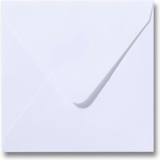 25 Gekleurde vierkante Enveloppen 14x14 | 5 Kleuren | 110 grams | Cards & Crafts