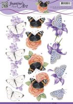 Butterfly 3D-Knipvel Jeanine's Art 10 stuks