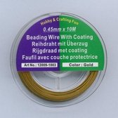 Vaessen Creative Beading Wire - 0,45mmx10m - Gold