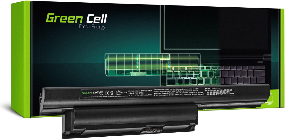 GREEN CELL Batterij voor Sony Vaio PCG-71211M PCG-61211M PCG-71212M / 11,1V  4400mAh | bol.com