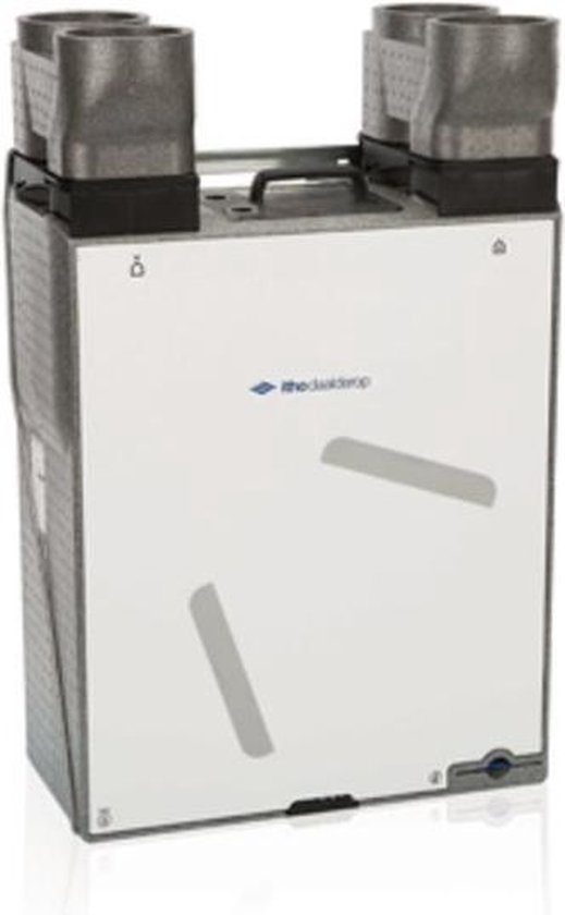 Itho ventilatiebox HRU ECO 200 WTW Eurostekker 200m³/h