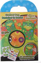 Eddy Toys Handpop Knutselset Krokodil 31-delig