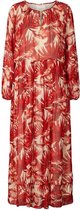 Lollys Laundry Luciana - Jurk - Bloemenprint - Rood - XS