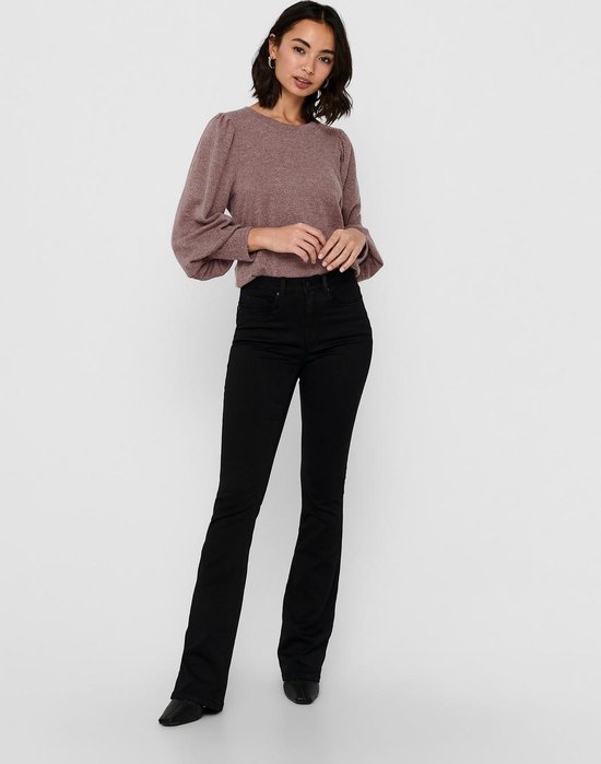 Only Royal Life Jeans évasé taille haute pour femme - Taille XS X L34