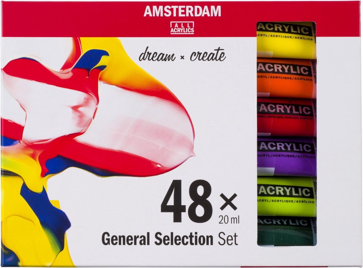 Amsterdam Standard Series acrylverf algemene selectie set | 48 × 20 ml — afbeelding 6