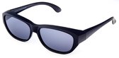 IZZLE Overzetbril Zonnebril Klein 2029 - Dames/Heren - Polariserend - UV400 - Zwart montuur/Gekleurd glas