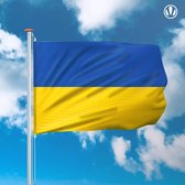 vlag Oekraïne 150x225cm - Spunpoly