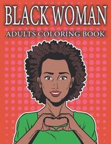 Black Woman Adults Coloring Book