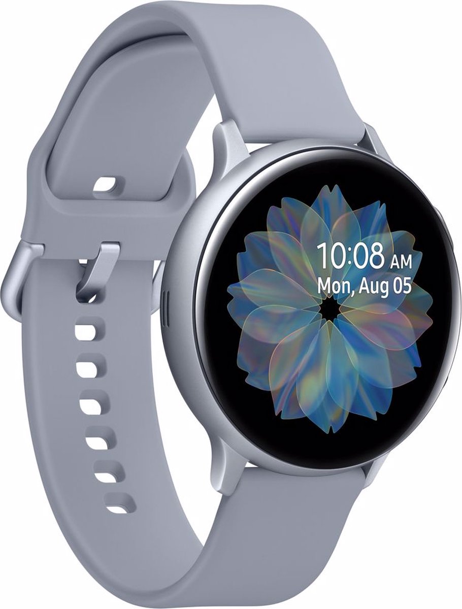 Samsung Galaxy Watch Active2 - Aluminium - 44mm - Grijs/zilver | bol.com