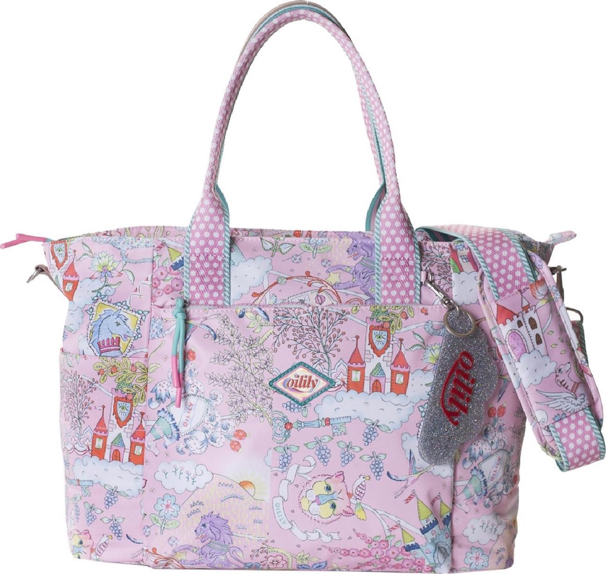 Oilily Castle In The Clouds Baby Bag rose shadow