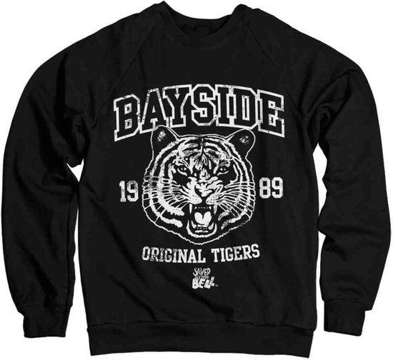 Saved By The Bell Sweater/trui -2XL- Bayside 1989 Original Tigers Zwart