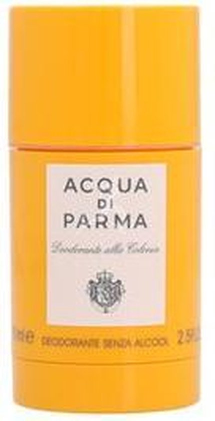 Acqua Di Parma Colonia alcoholvrije deo stick in gele verpakking.