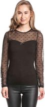 Vive Maria Longsleeve top -S- French Chic Zwart