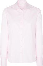 ETERNA dames blouse modern classic - stretch satijnbinding - roze - Maat: 36