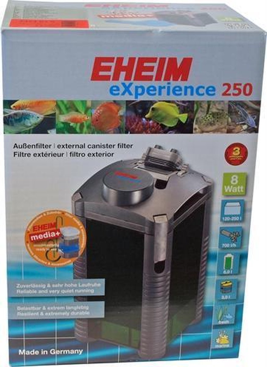 EHEIM eXperience 250 - Filtre externe pour aquarium jusqu'à 250 L