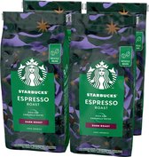 Starbucks Espresso Dark Roast koffiebonen - 4 zakken à 450 gram