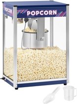 Royal Catering Popcorn Machine blauw - 16 ons - XXL