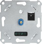 LED Dimmer - Varnix Dimo - Fase Afsnijding RC - Inbouw - Enkel Knop - 3-200W - BSE