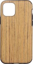 GadgetBay Wood Texture kunststof hoesje voor iPhone 12 mini - bruin