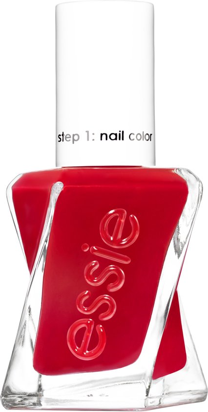 essie - gel couture™ - 510 lady in red - rood - langhoudende nagellak -  13,5 ml | bol