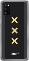 6F hoesje - geschikt voor Samsung Galaxy A41 -  Transparant TPU Case - Ajax Europees Uitshirt 2020-2021 #ffffff
