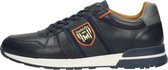Pantofola d'Oro Sangano Sneakers - Heren Leren Veterschoenen - Blauw - Maat 43