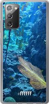 Samsung Galaxy Note 20 Hoesje Transparant TPU Case - Coral Reef #ffffff