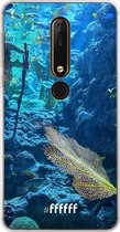 Nokia X6 (2018) Hoesje Transparant TPU Case - Coral Reef #ffffff