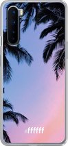 OnePlus Nord Hoesje Transparant TPU Case - Sunset Palms #ffffff